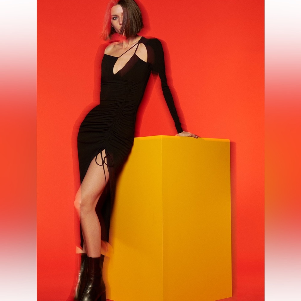 Zara asymmetrical dress